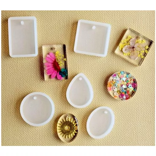 Szilikon öntőforma átlátszó - címke 6,8*9*1,2cm 38175 – kreatív hobby projektekhez