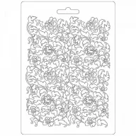 Öntőforma lágy PVC A5 - Virágok és levelek 36761/ A522 – kreatív hobby projektekhez