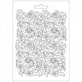 Öntőforma lágy PVC A5 - Virágok és levelek 36761/ A522