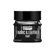 Pentart Textilfesték / bőrfesték 50 ml - Fekete 34818 – kreatív festéshez