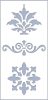 Stencil / Sablon HDS10-007 9,5*20cm*0,1mm Brokát