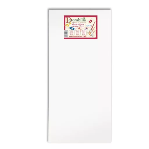 Feszített festővászon, alapozott 40*100cm – festéshez és kreatív hobby projektekhez – Papelito.hu