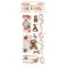 DFLRB111 - Rub-on cm 10,16x21,6 - Gear up for Christmas mice