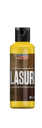 Pentart lazúr / fapác 80 ml - Sárga 17327