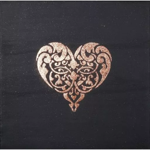 Feszített festővászon, alapozott, fekete 15*15cm 40188 – festéshez, decoupage technikához