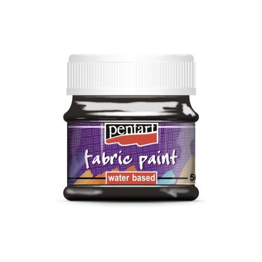 Pentart textilfesték 50 ml - Fekete 44393