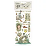 DFLRB211 - Rub-on cm 10,16x21,6 - Herbarium Silvae bridge