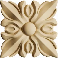 Hőre lágyuló fa díszítőelem - négyzet 6*6cm 35328 – festéshez, dekorációhoz