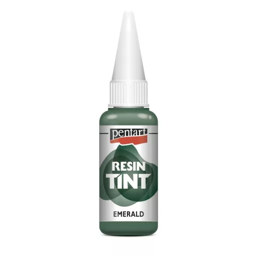 Pentart Gyantaszínező fedő tinta 20ml - Smaragd 40069 – hobby projektekhez