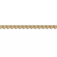 Hőre lágyuló fa díszítőelem - cseppmintás csík 1,5*100cm 35356 – festéshez, dekorációhoz
