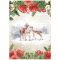 DFSA4707 - A4 rizspapír csom. - Romantic Home for the holidays deers