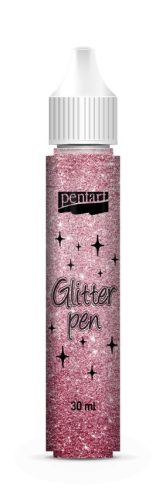 Pentart csillámtoll 30ml - Piros 18691