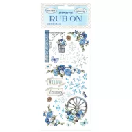 DFLRB34 - Rub-on cm 10,16x21,6 - Blue Land