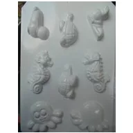 Gipszkiöntő forma, normál - 3D Tengeri állatok