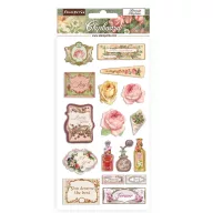 DFLCB66 - Chipboard cm 15x30 - Rose Parfum