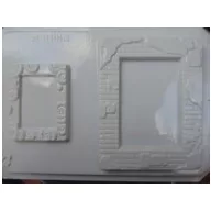 Gipszkiöntő forma, normál - Képkeret, kagylós