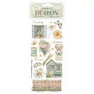 DFLRB222 - Rub-on cm 10,16x21,6 - Daisy Art cottage