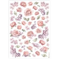 DFSA4894 - Dekupázs rizspapír A4 csom. - Rózsák