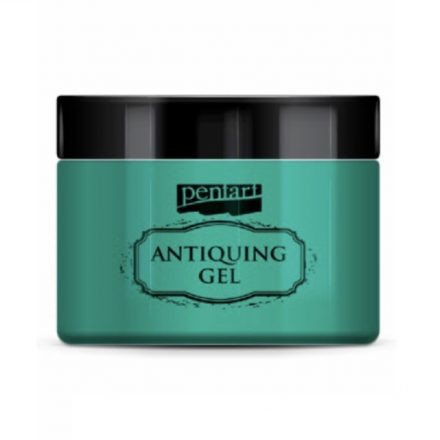 Pentart dekor antikoló gél 150ml - Patinazöld 38818
