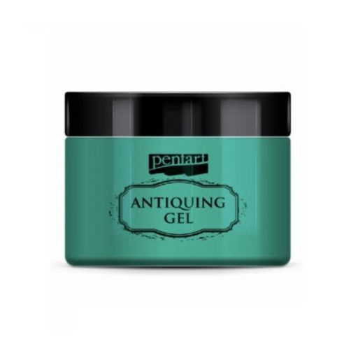 Pentart dekor antikoló gél 150ml - Patinazöld 38818 – kreatív festéshez