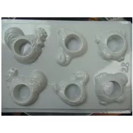 Gipszkiöntő forma, normál - 3D Gyertyagyűrű