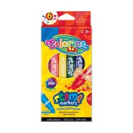 Colorino kétvégű 6db-os nyomdás filctollkészlet 3+