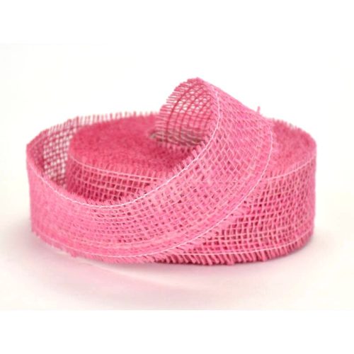 Juta szalag 3,8 cm*1,45 méter - Rózsaszín 40-1032