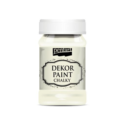 Pentart Dekor krétafesték 100 ml  - Krémfehér 21627