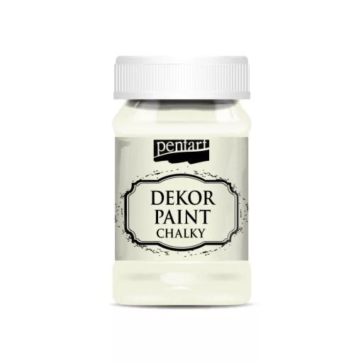 Pentart Dekor krétafesték 100 ml  - Krémfehér 21627 – kreatív festéshez