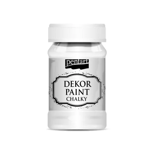 Pentart Dekor krétafesték 100 ml  - Fehér 21472 – kreatív festéshez