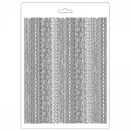 Öntőforma lágy PVC A5 - Háttérminta 40273/ A574 – kreatív hobby projektekhez