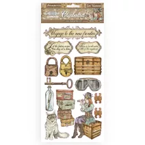 Chipboard elemek – kivágható karton díszítők