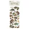 DFLRB117 - Rub-on cm 10,16x21,6 - Forest leaves and animals
