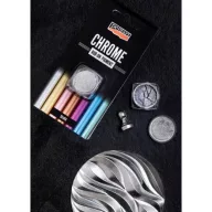 Pentart Rub-On Pigment, 0,5g Króm effekt - Ezüst 41350 – hobby projektekhez