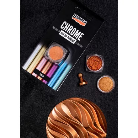 Pentart Rub-On Pigment, 0,5g Króm effekt - Bronz 41355