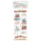 DFLRB174 - Rub-on cm 10,16x21,6 - Candy Christmas snowglobes