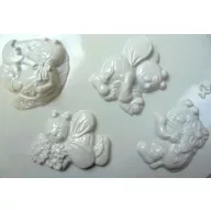 Gipszkiöntő 26*20cm, méhecske és katica 4db-os 24583/ 042