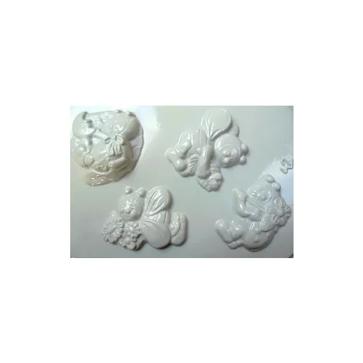 Gipszkiöntő 26*20cm, méhecske és katica 4db-os 24583/ 042