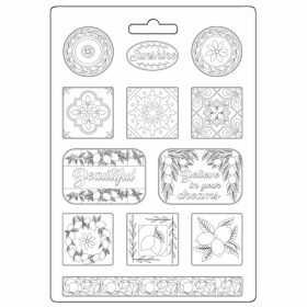 +Öntőforma lágy PVC A4 - Kék álom táblák 42885/ A4556