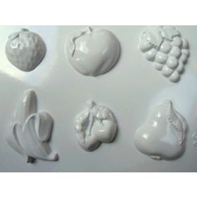 Gipszkiöntő, 26*20 cm, gyümölcsök 6db-os 016, 4299