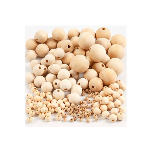 Fagolyó, lyukas 6mm – gyöngyfűzéshez és dekorációhoz – Papelito.hu