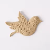 Hőre lágyuló fa díszítőelem - Madár 5*4cm 43367 – festéshez, dekorációhoz