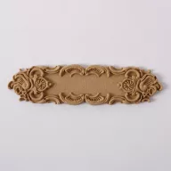 Hőre lágyuló fa díszítőelem - Címke 11,5*2,9cm 43387 – festéshez, dekorációhoz