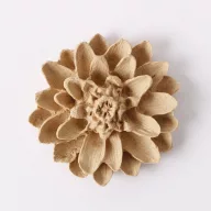 Hőre lágyuló fa díszítőelem - Virág 4*6cm 43393 – festéshez, dekorációhoz