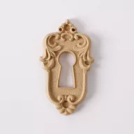 Hőre lágyuló fa díszítőelem - Kulcslyuk 3*5cm 43407 – festéshez, dekorációhoz