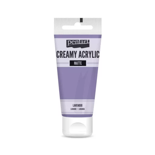 Pentart krémes akrilfesték, matt 60ml  - Levendula 29683 – kreatív festéshez