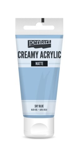 Pentart krémes akrilfesték, matt 60ml  - Égkék 29692