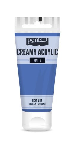 Pentart krémes akrilfesték, matt 60ml  - Világoskék 29690