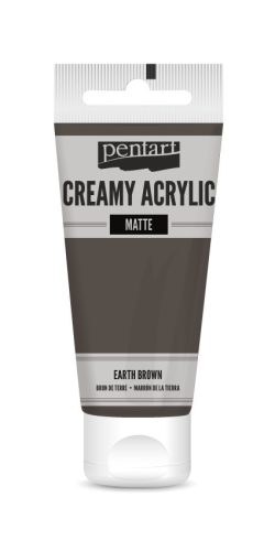 Pentart krémes akrilfesték, matt 60ml  - Földbarna 29669