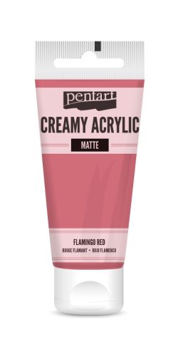 Pentart krémes akrilfesték, matt 60ml  - Flamingó 29674